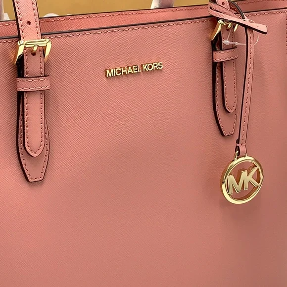 MICHAEL KORS 
Gilly Large Saffiano Leather Tote Bag PRIMROSE COLOR - Picture 3 of 16